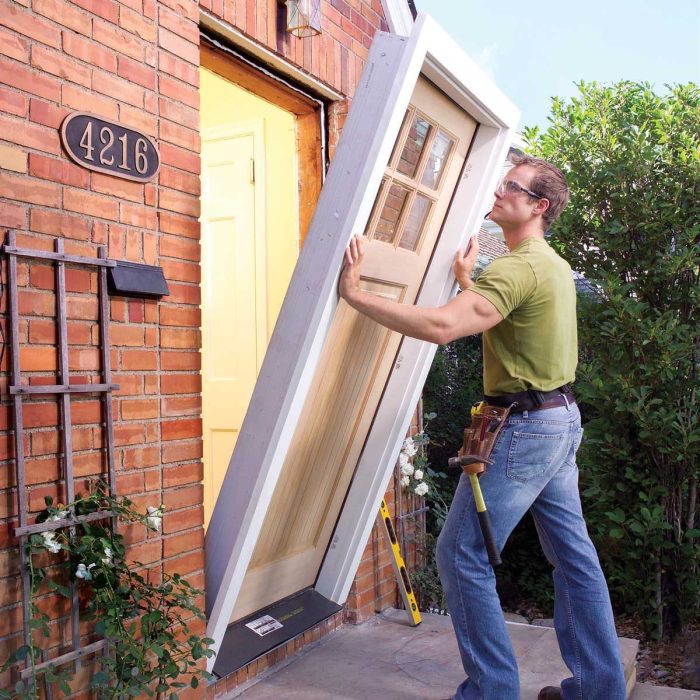 How to Replace an Exterior Door | The Family Handyman
