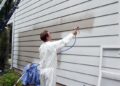 Painting Metal Siding On An Oklahoma City Shop | House Painters In The ...