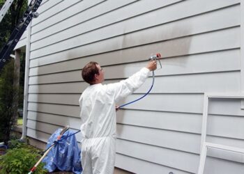 Painting Metal Siding On An Oklahoma City Shop | House Painters In The ...
